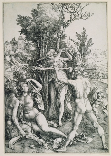 Herkules am Scheideweg (Die Eifersucht; Der große Satyr) von Albrecht Dürer