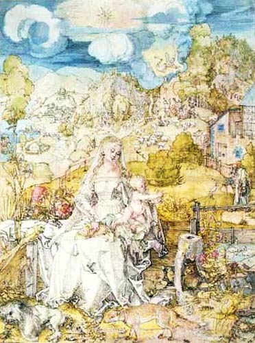 Maria und Kind von Albrecht Dürer
