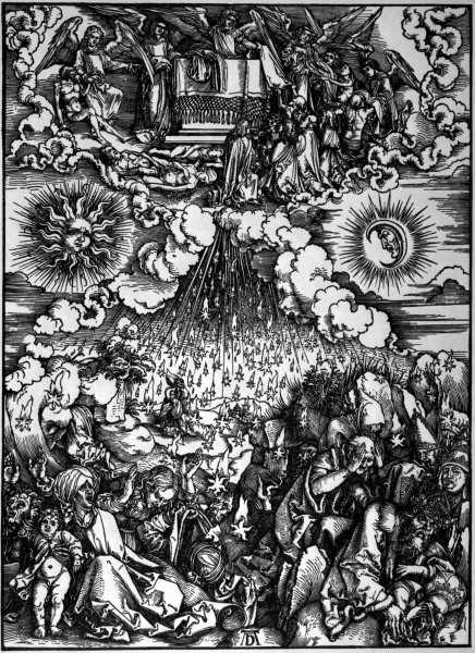 Opening of the Seventh Seal / Dürer von Albrecht Dürer