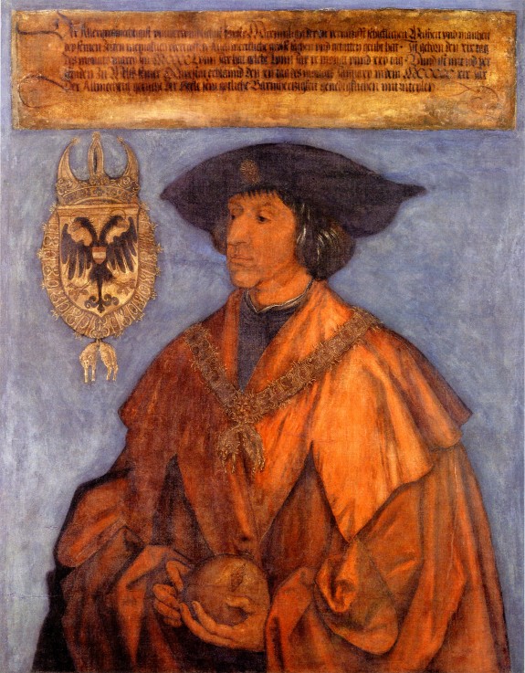 Porträt des Kaisers Maximilian I. (1459-1519) von Albrecht Dürer