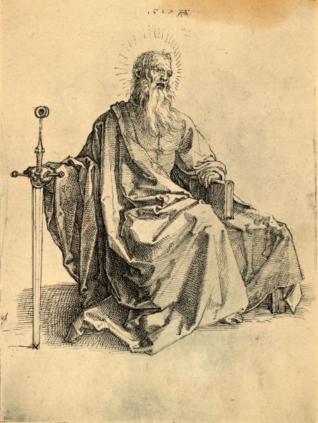 The Apostle Paul / Dürer / 1517 von Albrecht Dürer