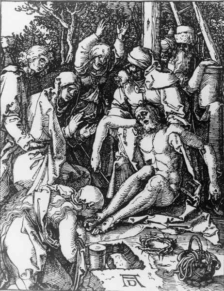 The Lamentation / Dürer / c.1509 von Albrecht Dürer