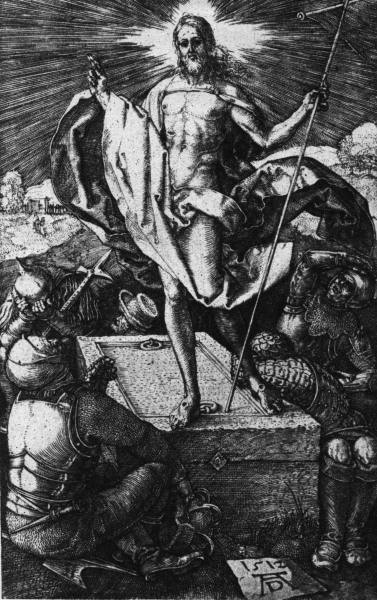 The Resurrection / Dürer / 1512 von Albrecht Dürer