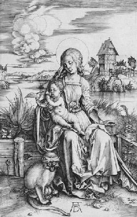 Maria mit der Meerkatze 1498