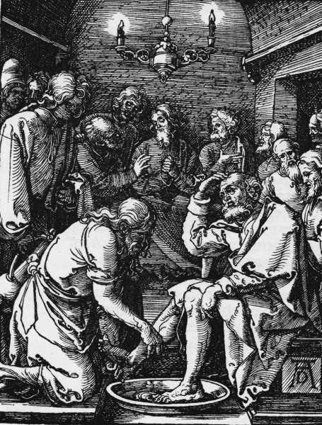 Washing of the Feet / Dürer / c.1509 von Albrecht Dürer