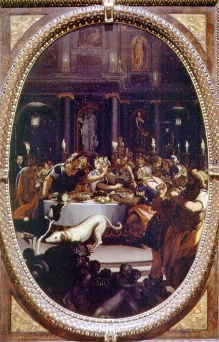 Cleopatra's Banquet von Alessandro Allori