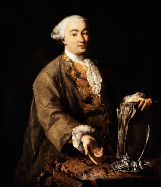 Portrait of Carlo Goldoni von Alessandro Longhi