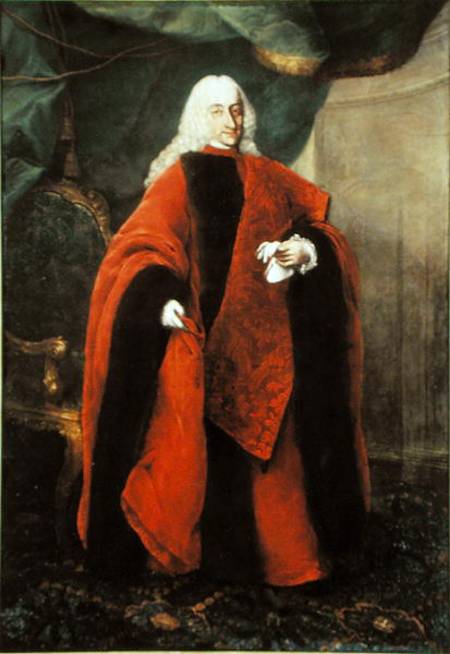 Portrait of the Venetian Prosecutor Vettor Pisani von Alessandro Longhi