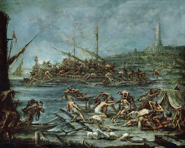 The Embarkation of the Galley Slaves von Alessandro Magnasco