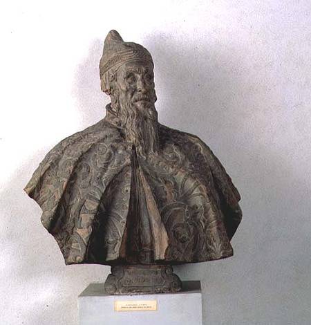 Portrait Bust of the Doge Nicolo da Ponte von Alessandro  Vittoria