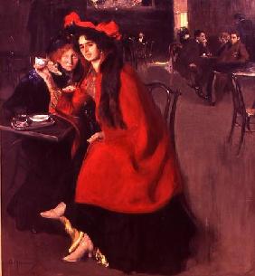 In a Cafe 1902