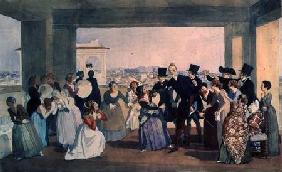October Celebration in Rome 1842  on