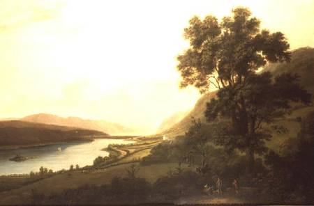 View of Loch Ness von Alexander Nasmyth