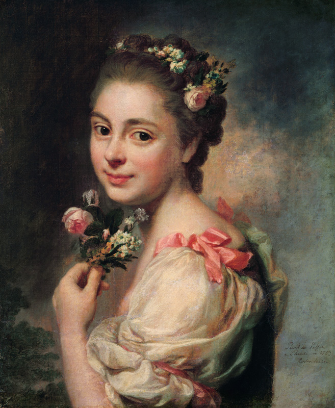 Portrait of the Artist's Wife, Marie Suzanne von Alexander Roslin