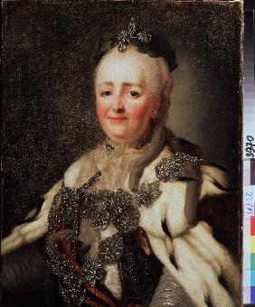 Porträt der Kaiserin Katharina II. (1729-1796)