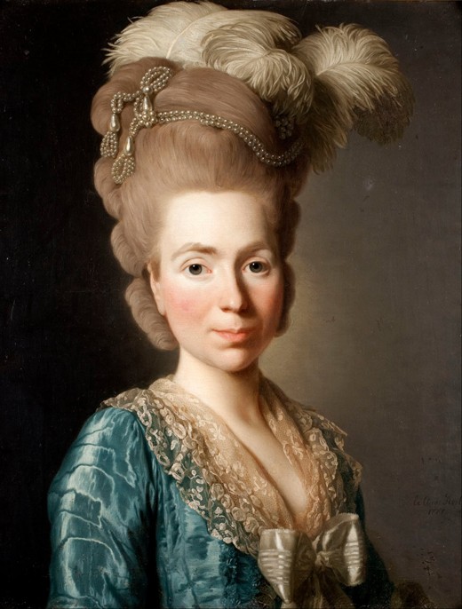 Porträt von Fürstin Natalia Petrowna Golizyna (1741-1837) von Alexander Roslin