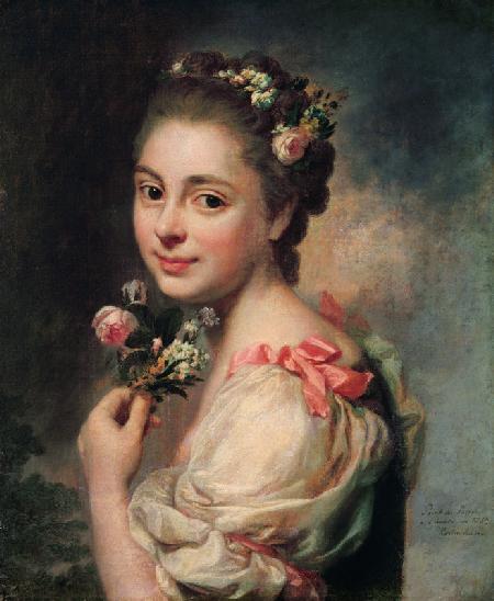 Portrait of the Artist's Wife, Marie Suzanne 1763