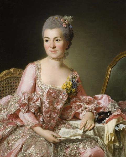Porträt von Marie-Suzanne Giroust, Madame Roslin (1734-1772) 1770