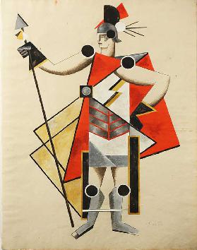 Kostümentwurf zum Theaterstück Die unsichtbare Dame 1924