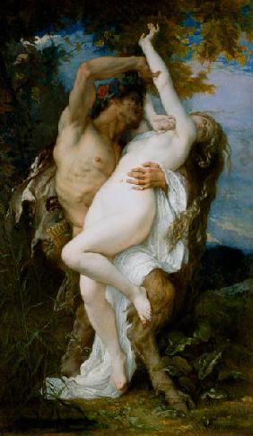 Nymph Abducted by a Faun 1860