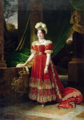 Porträt der Marie Thérèse von Frankreich (1778-1851) 1827
