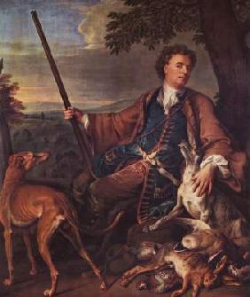 Der Maler als Jäger 1699