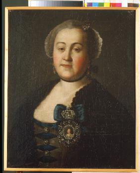 Porträt von Gräfin Agrippina Leontiewna Apraxina
