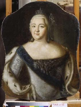 Bildnis der Zarin Elisabeth Petrowna, um 1750