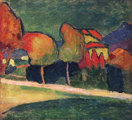 Landschaft. Murnau 1909