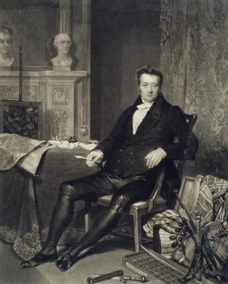 Thomas Clarkson (1760-1846) engraved by Turner (mezzotint) von Alfred-Edward Chalon
