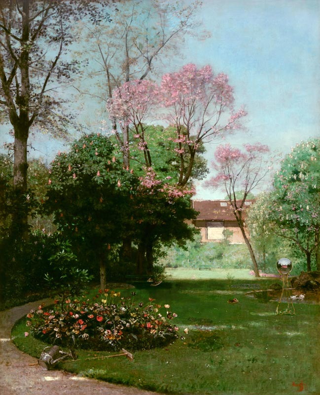 Le jardin d’Alfred Stevens von Alfred de Knyff