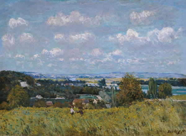 La Combe de la Seine à Saint-Cloud von Alfred Sisley