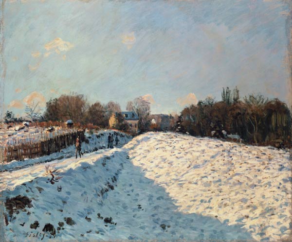Effect of Snow at Argenteuil von Alfred Sisley