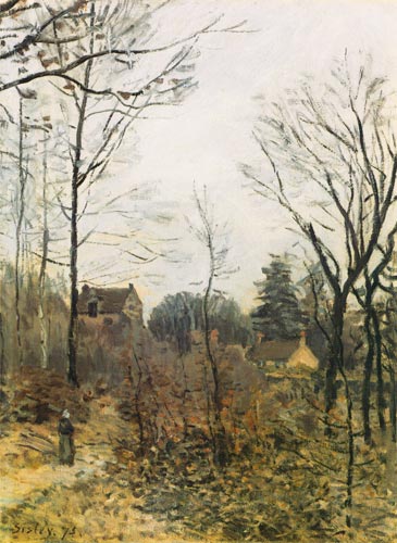 Herbst in Louveciennes von Alfred Sisley