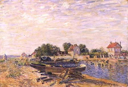 The Loing at Saint-Mammes von Alfred Sisley