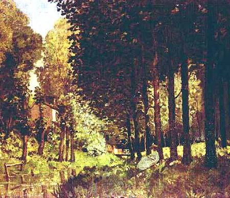 Resting by the Brook von Alfred Sisley