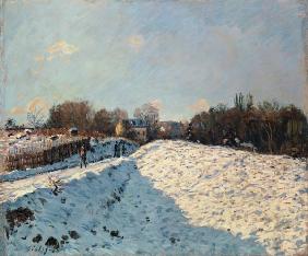 Effect of Snow at Argenteuil 1874