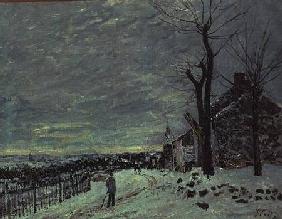 Snow at Veneux-Nadon c.1880