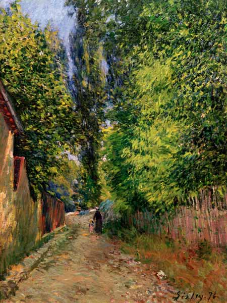 A.Sisley, Umgebung von Louveciennes von Alfred Sisley
