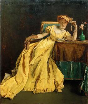 Die Dame in Gelb od. Erinnern 1863