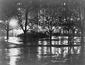 Reflections, night, New York 1898