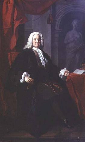 Portrait of Dr. Richard Mead 1747