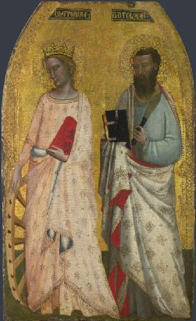 Heilige Katharina und Bartholomäus