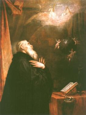 Der hl. Benedikt und die drei Engel um 1657-60