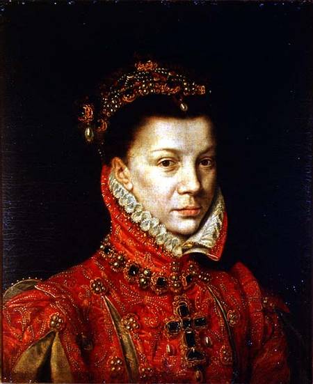 Elizabeth of Valois (1545-68) wife of Philip II of Spain (1527-98) von Alonso Sánchez-Coello