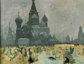 Die Aufhebung der Leibeigenschaft in Russland (Studie für "Das Slawische Epos") 1914