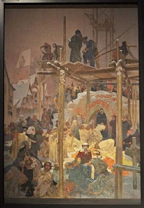 Jan Milic aus Kromeriz (Gemäldezyklus Das Slawische Epos) 1916
