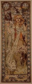 Theaterplakat Jean d'Arc für Maud Adams. von Alphonse Mucha