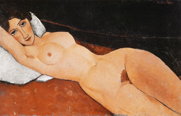 Liegender Frauenakt von Amedeo Modigliani