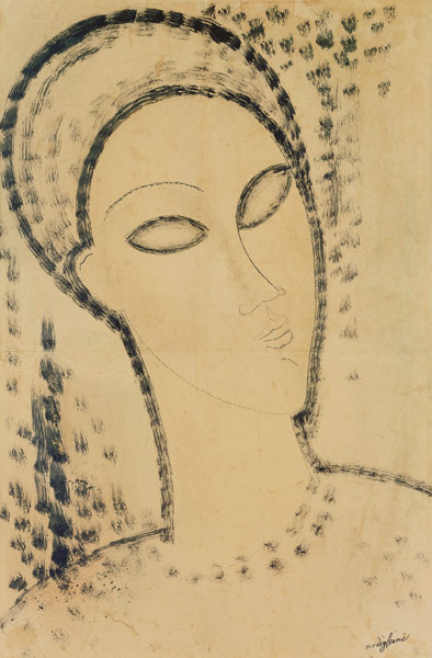 Kopf von Amedeo Modigliani